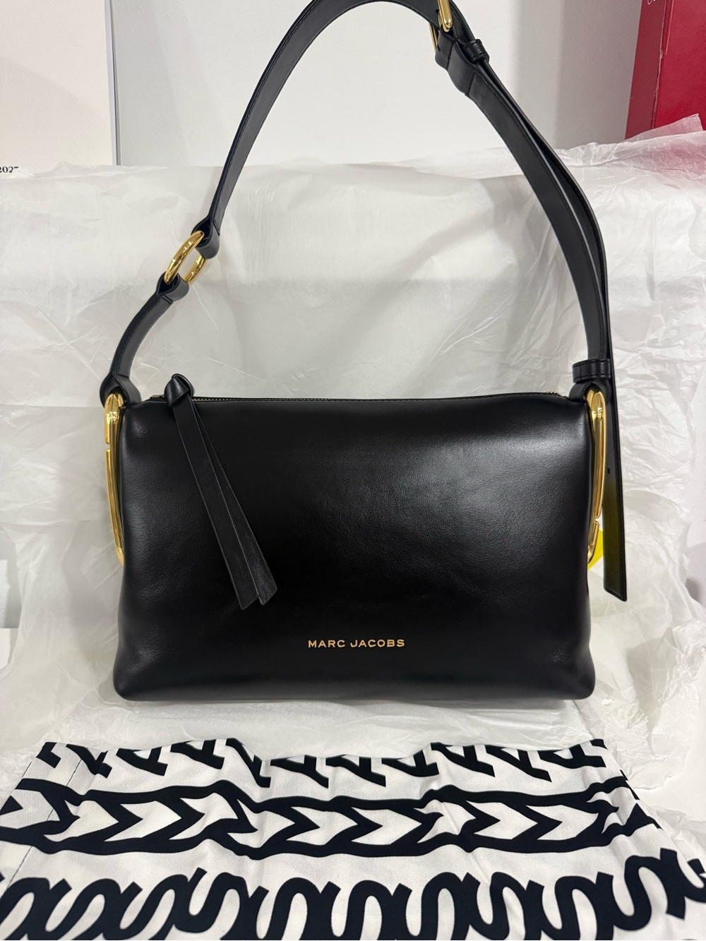 NWT Marc Jacobs The Scene Medium shoulder bag black